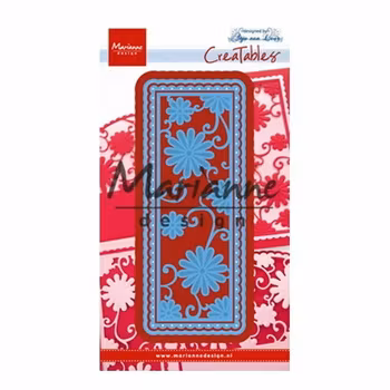 Marianne Design Die - Anja's Flower Rectangle