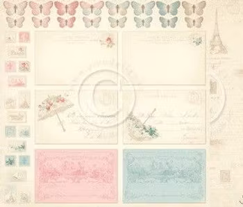 Pion Design - Paris Flea Market - Postcards
