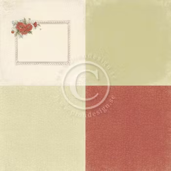 Pion Design - Flower Frames - Papaver 6x6
