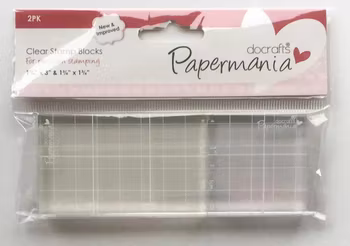 Docrafts Papermania - Clear Stamp Block