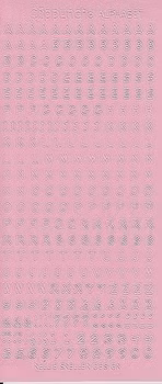 Clippunch Alphabet Stickers - Rosa