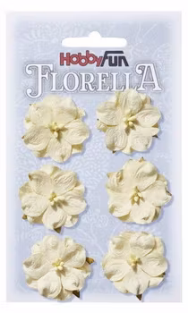 HobbyFun Florella Blommor - Creme