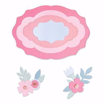 Sizzix Framelits Die - Layered Labels / Jessica Scott