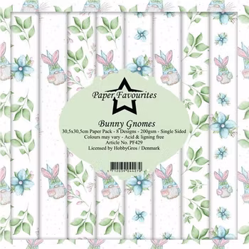 Paper Favourites - Bunny Gnomes Paperpack 12' x 12'
