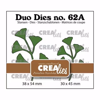 Crealies Duo Dies - Leaves 14 mirror image