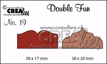 Crealies Double Fun Dies -