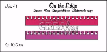 Crealies On the Edge dies - Notebook Edges Set 5