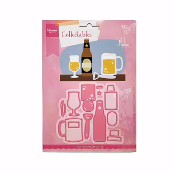Marianne Design Dies Eline's Beer bottle, mug & glass