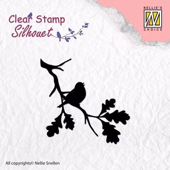 Nellie Snellen Clearstamp Silhouet - Birdsong 2