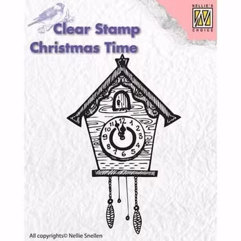 Nellie Snellen Clearstamp - Clock