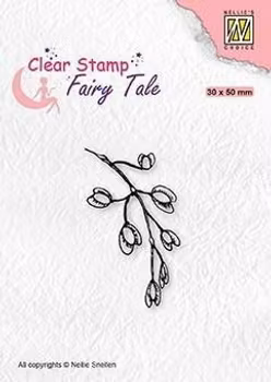 Nellie Snellen Clearstamp - Fairy Tale - Fairy Tale Blooming Branch