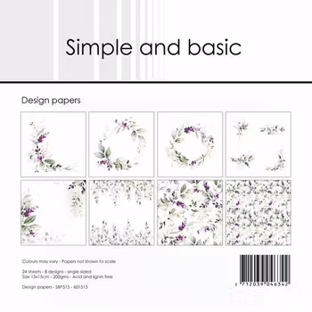 Simple and Basic Design Papers "Lavender Spirit" 6 x 6