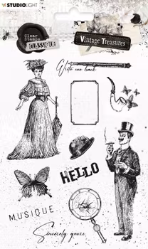 Studio Light - Vintage Treasures Clearstamps - Classique