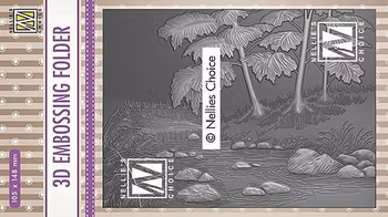 Nellie Snellen 3D Embossingfolder Waterfall