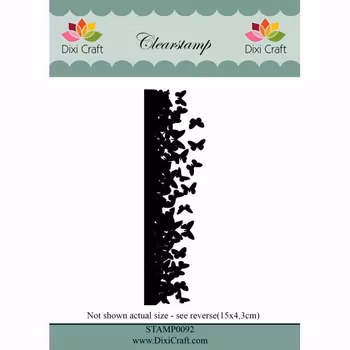 Dixi Craft Clearstamps - Butterflies edge