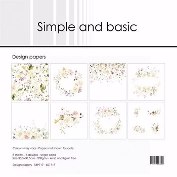 Simple and Basic Design Papers "Spring Feelings" 12 x 12