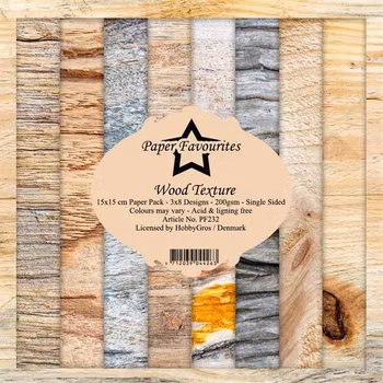 Paper Favourites - Wood Textures Paperpack 6' x 6'