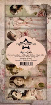 Paper Favourites Slim Card "Rose Girls"