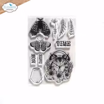 Elizabeth Craft Designs Clearstamp - Back in Time
