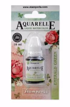Stamperia Aquarelle Watercolor Emerald Green (18ml)