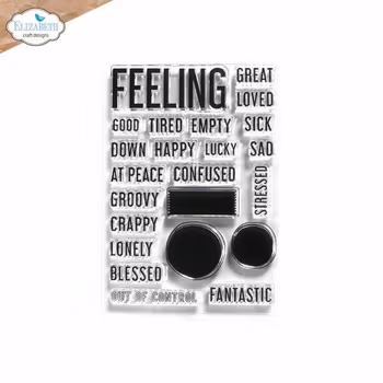 Elizabeth Craft Designs Clearstamp Feelings