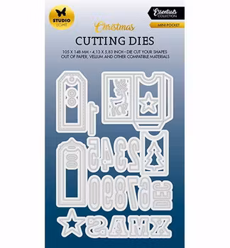 Studio Light Mini Pocket Christmas Essentials Cutting Dies