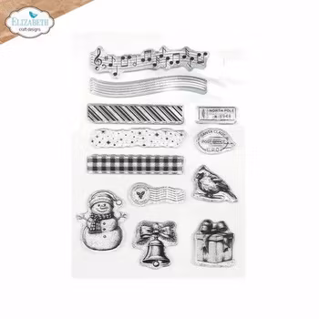 Elizabeth Craft Designs Clearstamp Everyday Elements Festive Season