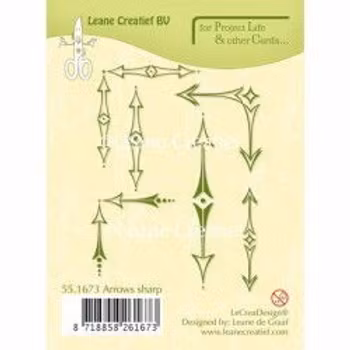 Leane Creatief BV Clearstamps - Arrows sharp
