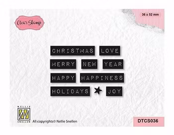 Nellie Snellen Clearstamp - Christmas Love