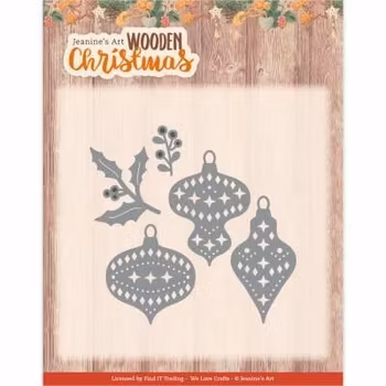 Jeanine's Art Dies "Wooden Ornaments"