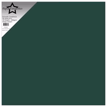 Paper Favourites Smooth Cardstock "Deep Green"
