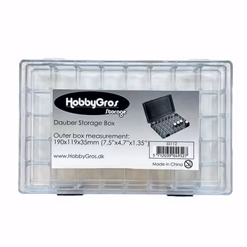 HobbyGros Storage "Dauber Storage Box"