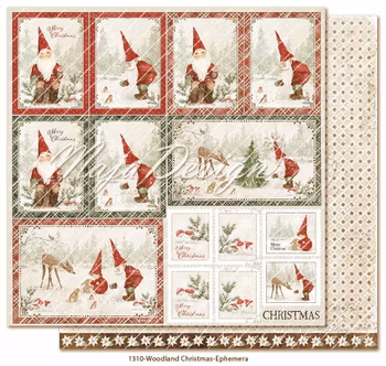 Maja Design Woodland Christmas - Ephemera 12x12"