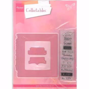 Marianne Design Collectable Dies Tab With Text