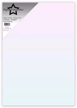 Paper Favourites Mirror Card Glossy "Holo Waves"