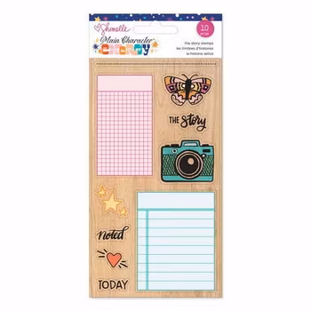 American Crafts Shimelle Laine Main Character Energy Clear Stamps