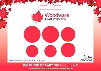 Woodware Big Bubble Craft Die