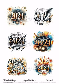 Miankas Scrap klippark - Happy New Year 2