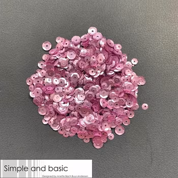 Simple and Basic Sequins "Pink"