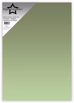 Paper Favourites Mirror Card Mat "Opalescent Green"