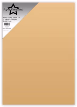 Paper Favourites Mirror Card Mat "Gold Pearl"