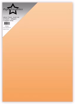 Paper Favourites Mirror Card Mat "Copper Mine"