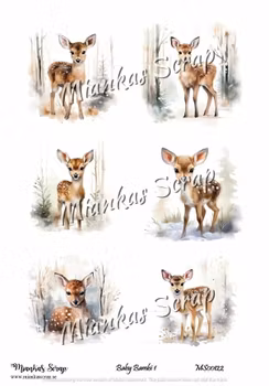Miankas Scrap klippark - Baby Bambi 1
