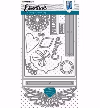 Studio Light Essentials Cutting & Embossing Dies - Journal Essentials 380