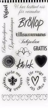 YouDo Clearstamp - Bröllop Stor