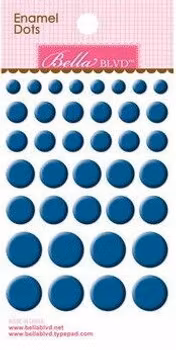 Bella BLVD Enamel Dots #946 Blueberry