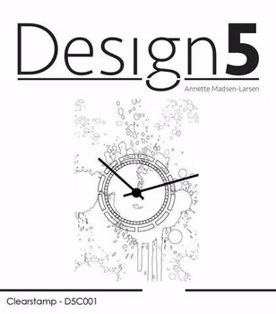 Design 5 Clearstamp Clock