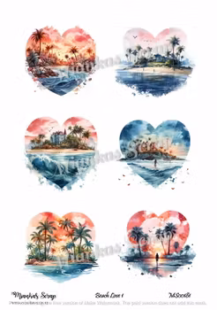 Miankas Scrap klippark - Beach Love 1