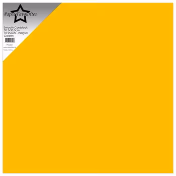 Paper Favourites Smooth Cardstock "Golden"