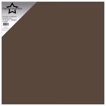 Paper Favourites Smooth Cardstock "Coffee"
